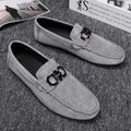 Men's casual shoes in suede and cowhide leather with rubber soles