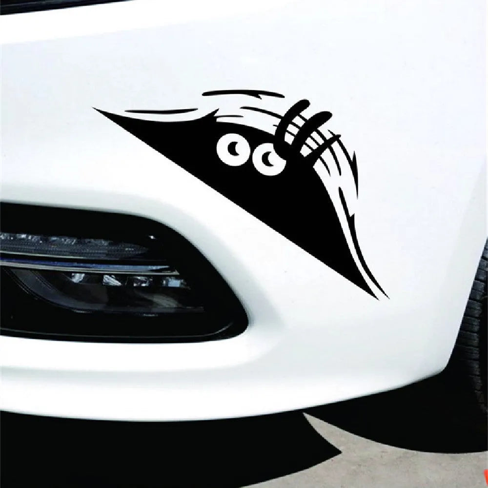 Four self-adhesive body sticker designs including smiley and angry faces measuring 19cm by 7cm