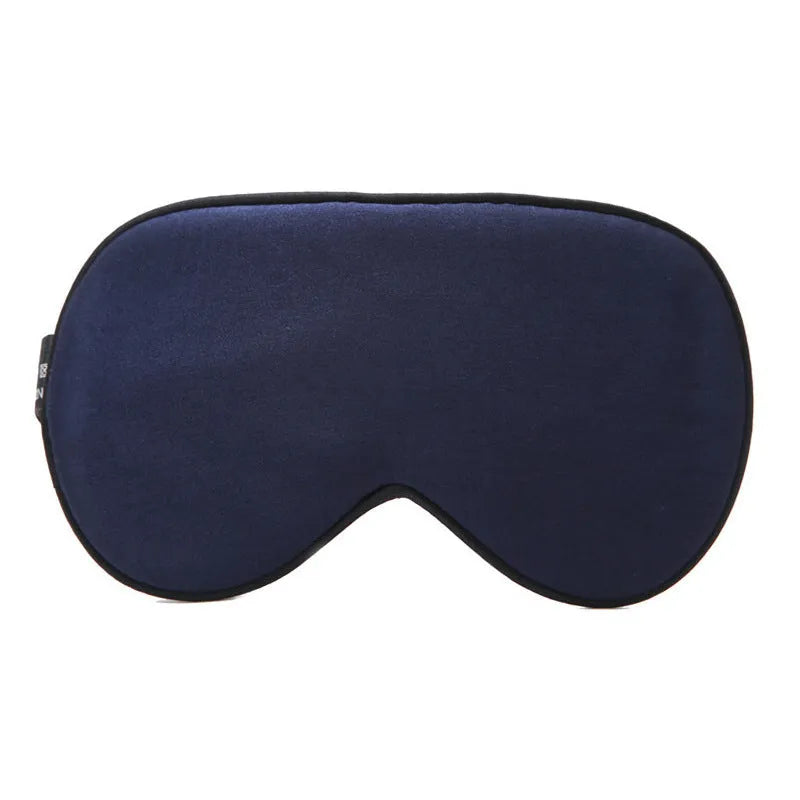 Double-sided mulberry silk eye mask with embroidery in various colours