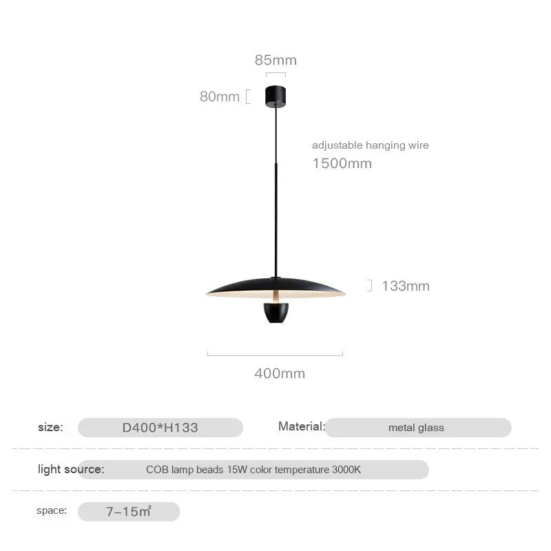Black modern minimalist chandelier with clean lines and warm lighting