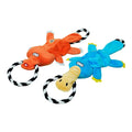 Cotton rope dog chew toy 22.5x8cm for medium and large dogs, two-piece pet bite toy set