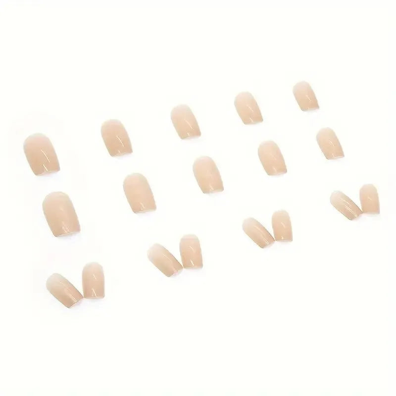 Plastic nail art set in solid MY119 colour with cute styling for ladies' DIY manicures
