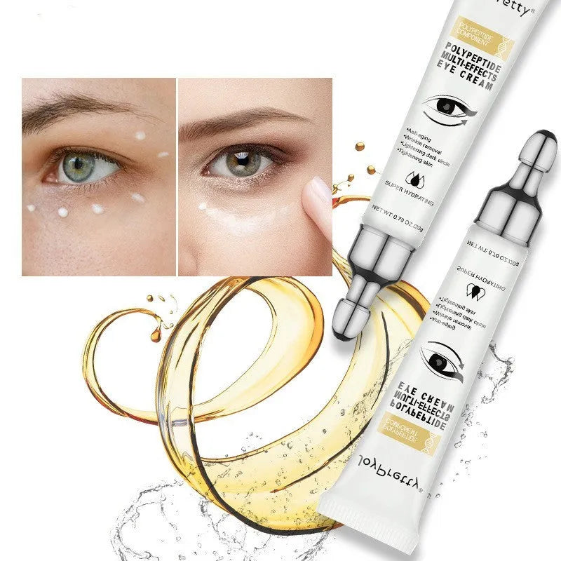 20g peptide anti dark circle eye cream jar for puffiness reduction and moisturising