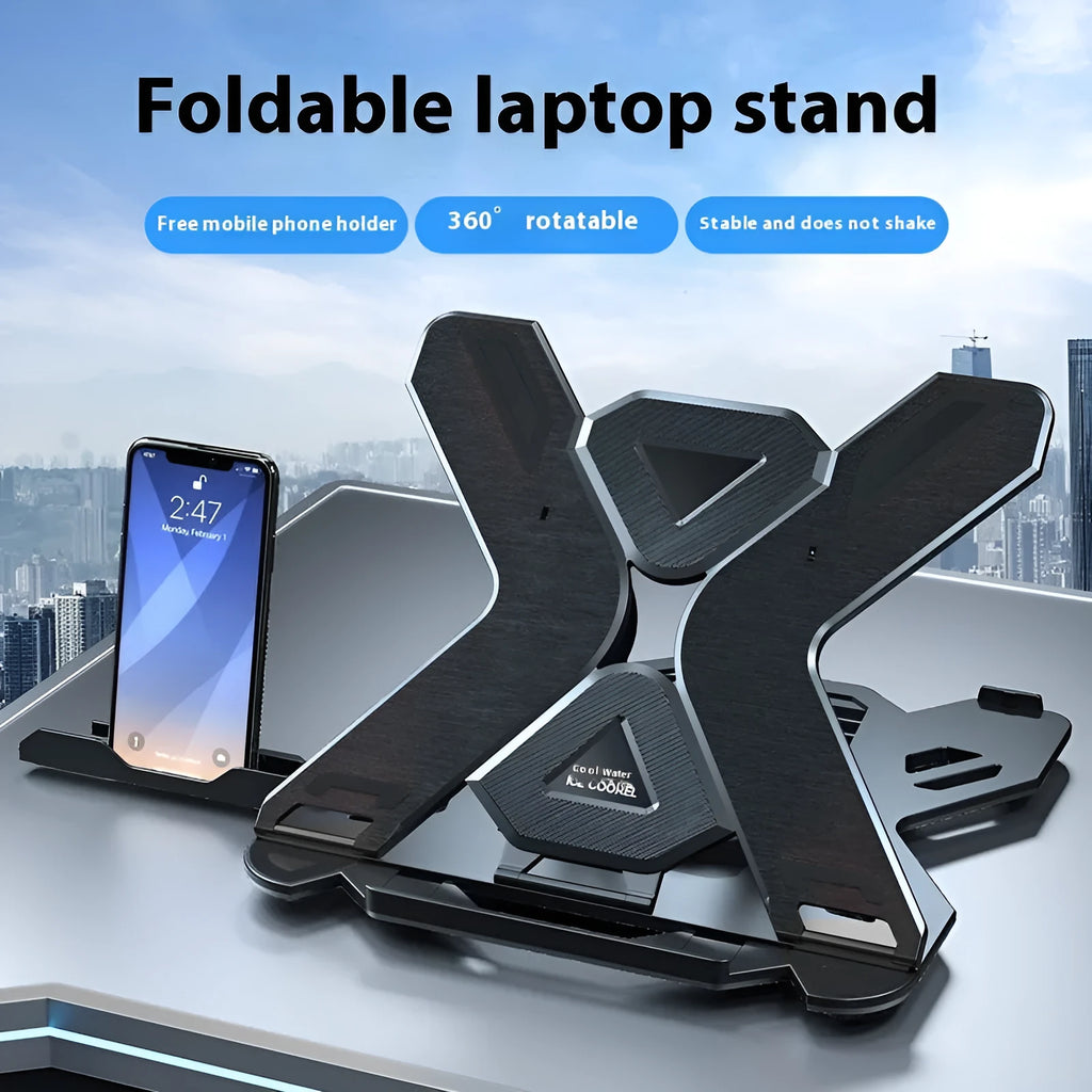 ABS plastic laptop bracket stand in black or white measuring 300x200mm