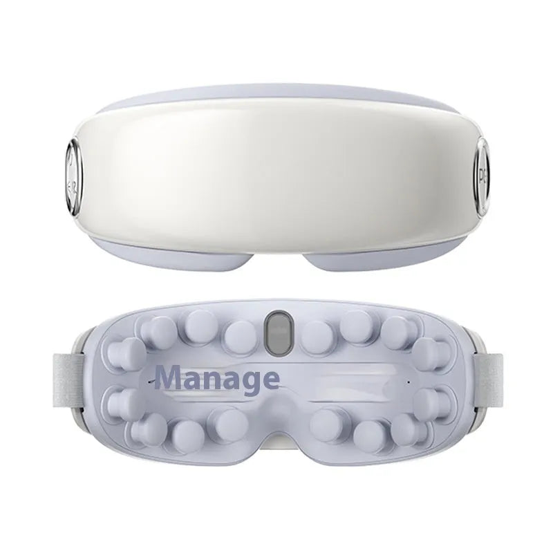 Steam Smart Bluetooth eye hot compress massager in purplish grey, green or ink grey colour