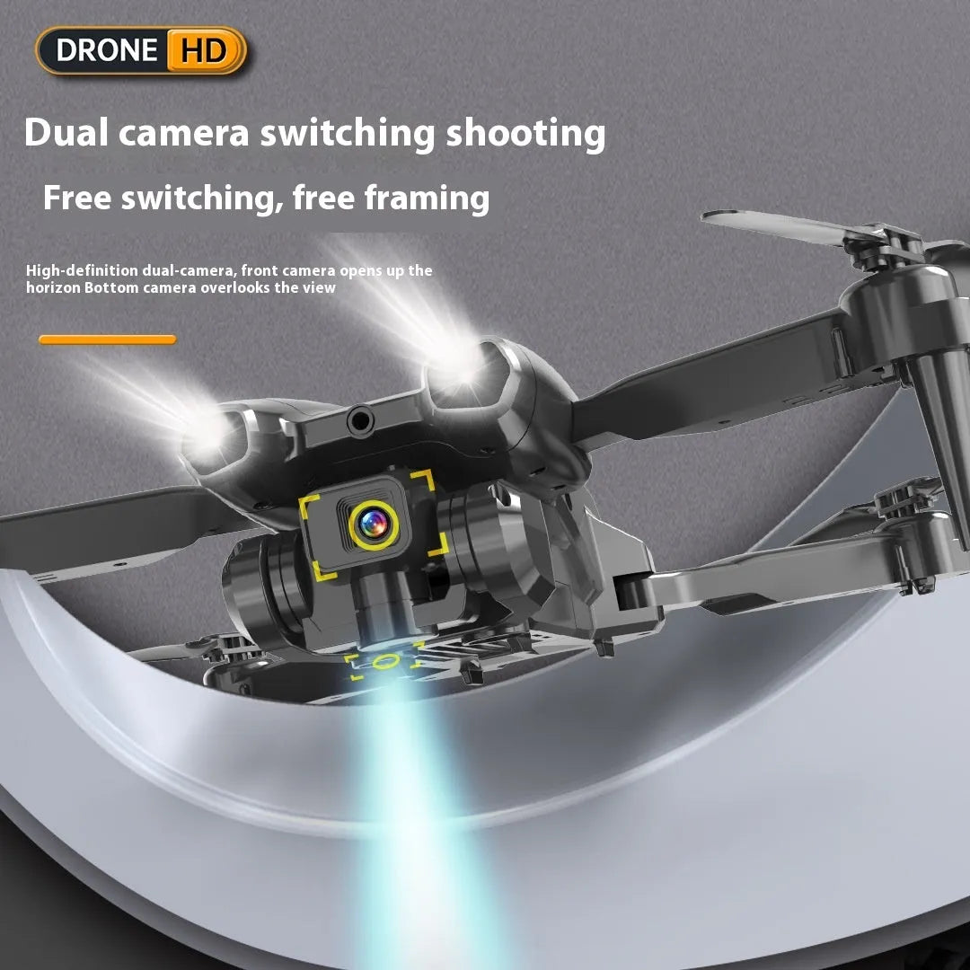 S138 folding drone with obstacle avoidance sensors and dual cameras for aerial photography