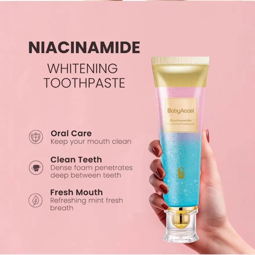 100g tube of nicotinamide whitening toothpaste for adult oral care