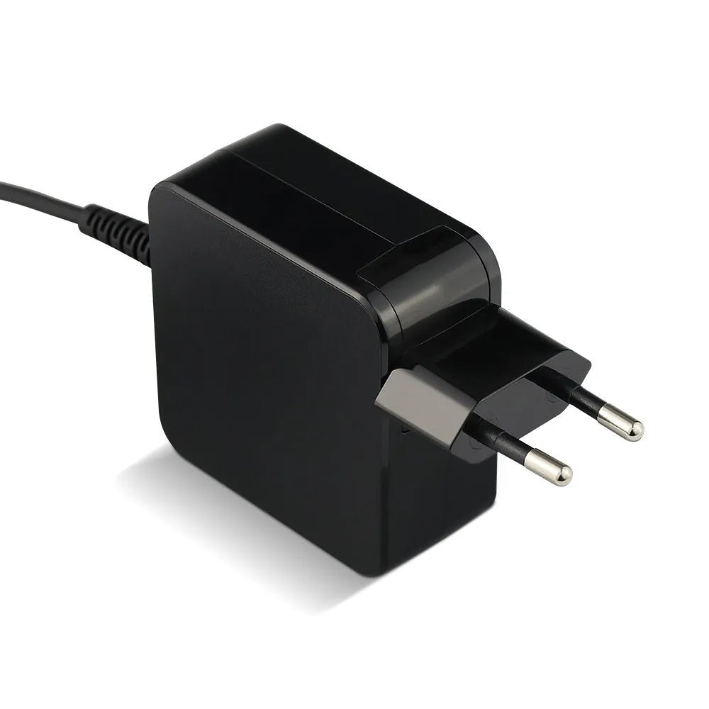 Black Hua 45W laptop power adapter with charging cable