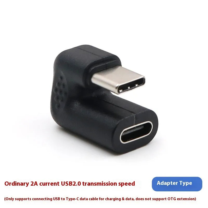 Plastic male to female adapter extension cable with U-bend adapter style for mobile devices