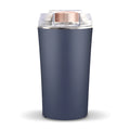 Blue mini electric flour mill and grain crusher with food-grade stainless steel grinding chamber
