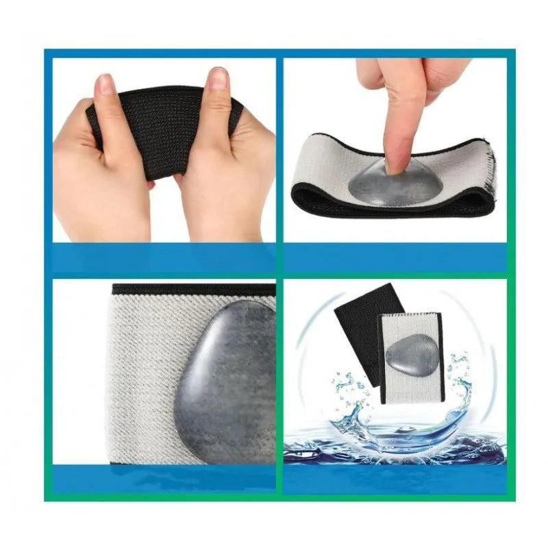Elastic foot bandage cover with adjustable heart pad for arch support in PU material