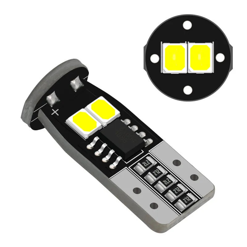 Small car licence plate replacement lamp with white light and fibre glass board construction