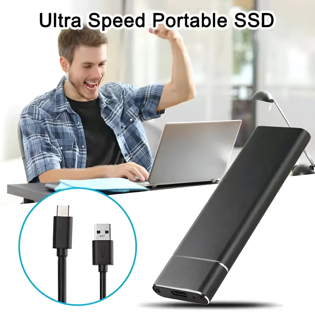 6TB external mobile hard disk with ultra-thin metal shell in multiple colour options