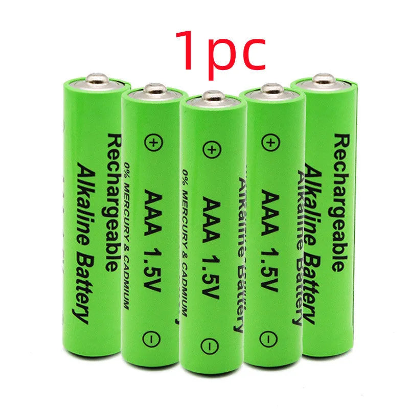AA size alkaline rechargeable battery with 3000mAh capacity and 1000 cycle rating.