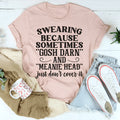 Pink unisex short-sleeve t-shirt with a printed design on a solid colour background, laid flat.