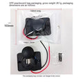 Black vehicle USB charger with 12-24V input and 3.1A output for car device charging