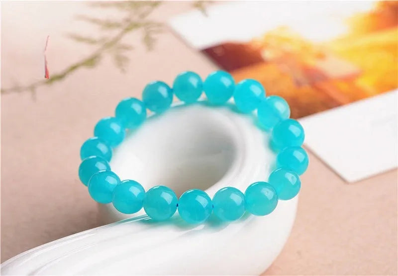 Grade 7A Amazonite natural scattered beads in polished finish for jewellery making, various sizes 8mm to 13mm