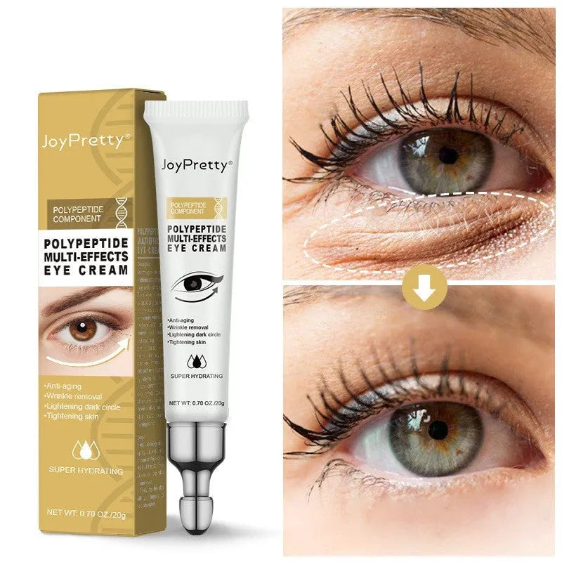 20g peptide anti dark circle eye cream jar for puffiness reduction and moisturising