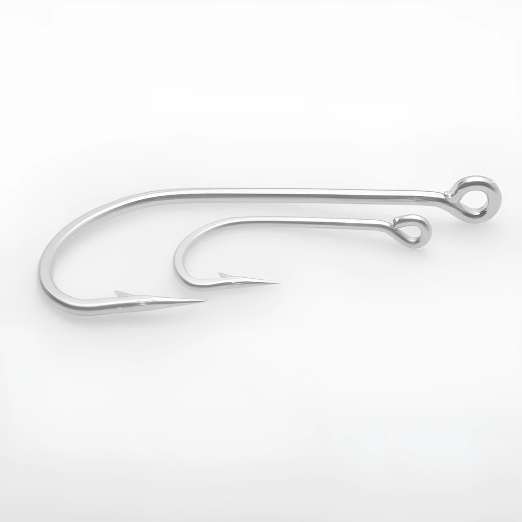 Alloy ocean fishing fishhook for boat fishing with multiple specifications