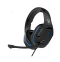 Black and white versions of a wired McWired esports gaming headset with over-ear cups and a boom microphone.