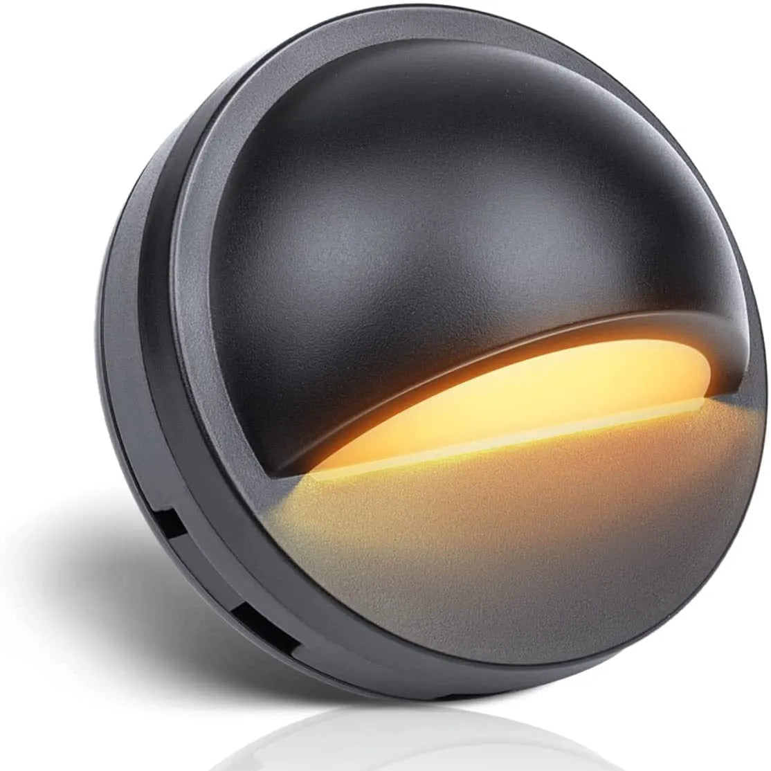 Low voltage outdoor step light with IP67 rating, showing compact aluminium body and PC lens.
