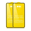 Black tempered glass screen protector for Xiaomi 10lite, 11lite, and 11t Pro phones.