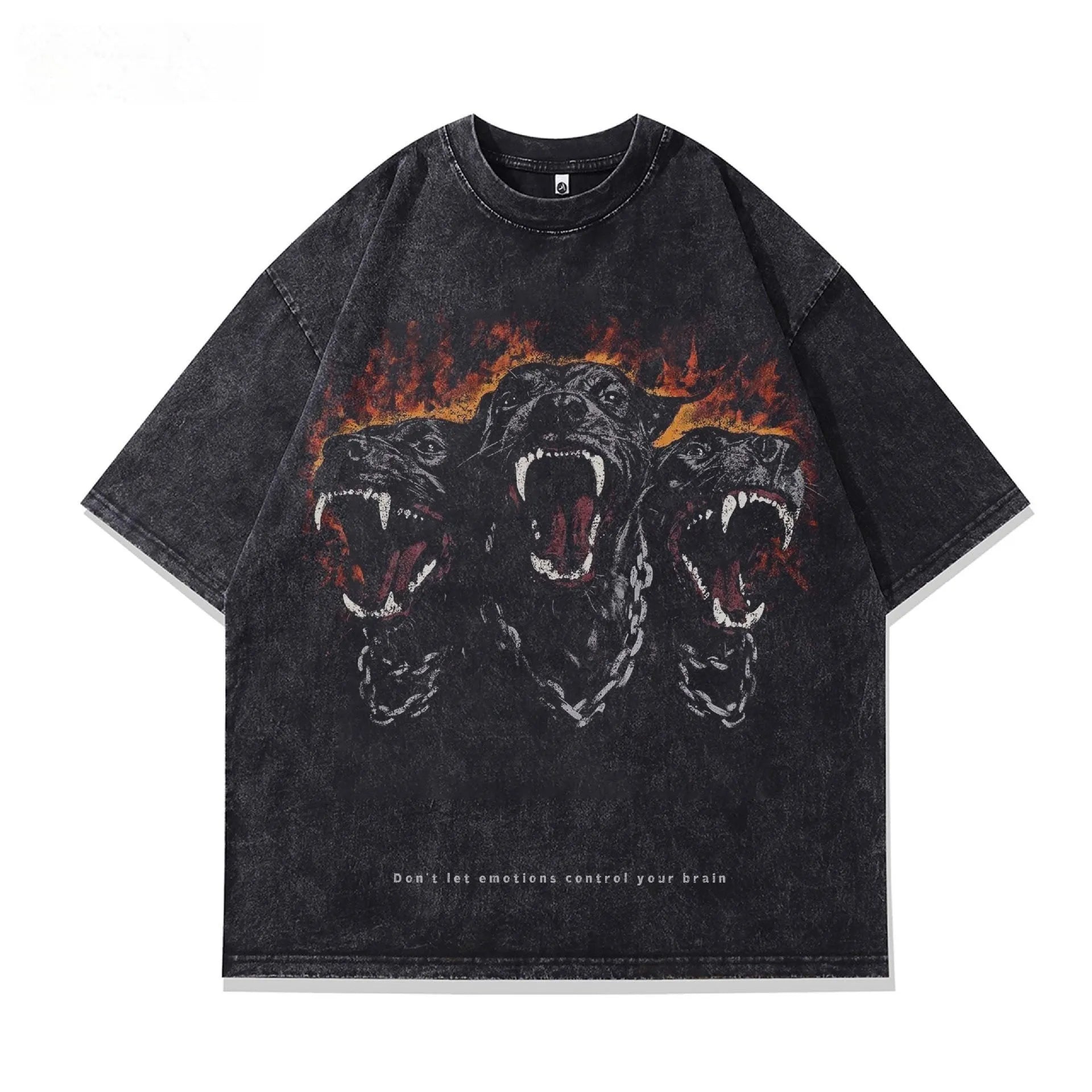 Men's loose fit short sleeve t-shirt with character print in pure cotton fabric