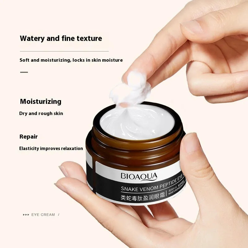 30g peptide firming eye cream in packaging for dark circle treatment