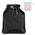 Bubble net soap bag measuring 17cm by 13cm with waterproof leak-proof quick-drying design