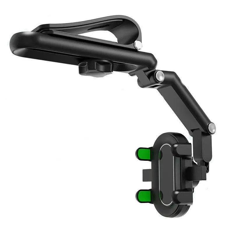Car mount sun visor with buckle attachment in black or green for rear seat window shading
