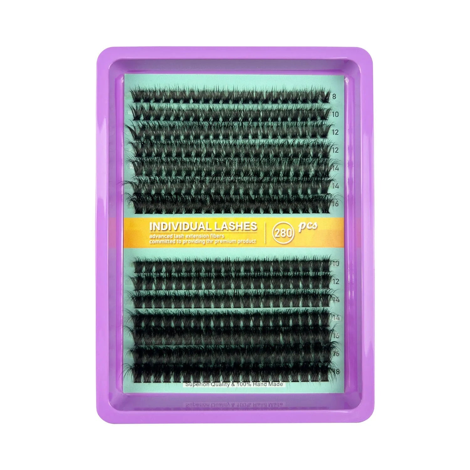 Creative large capacity messy false eyelashes mixed set in storage box with high imitation material