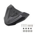 Black ABS plastic fixed wind front wing for KTM Adventure motorcycles