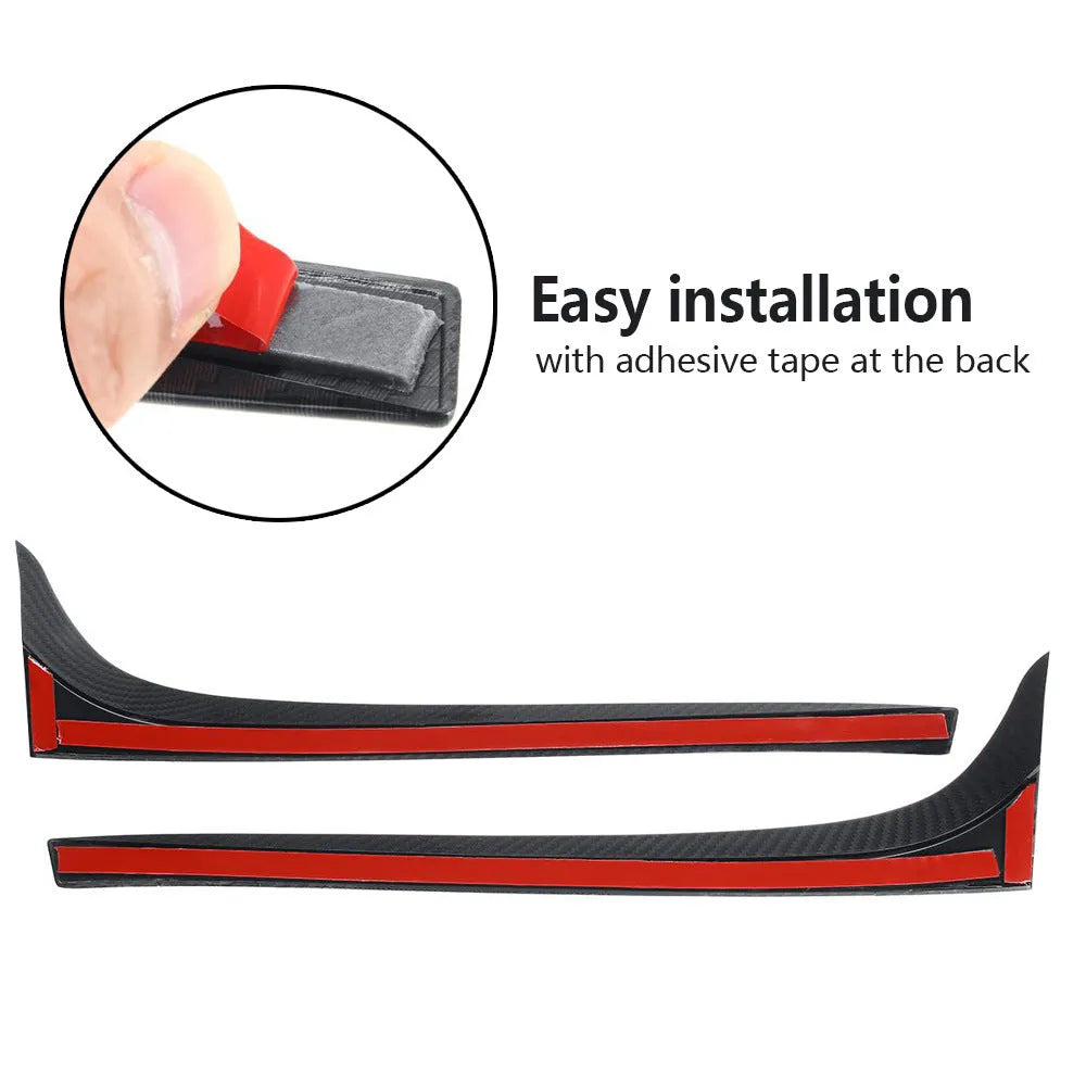 Glossy black ABS plastic rear window spoiler wing for Volkswagen Golf 7 MK7 car.