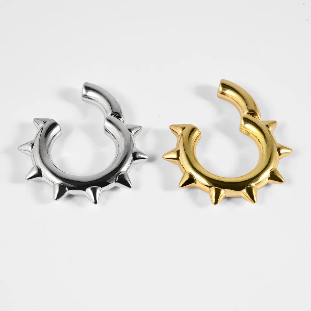 Copper geometric ear extender with sharp cone design and round magnetic connector