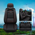 High elastic sponge filled car seat cushion in leather with 65x55x25cm dimensions