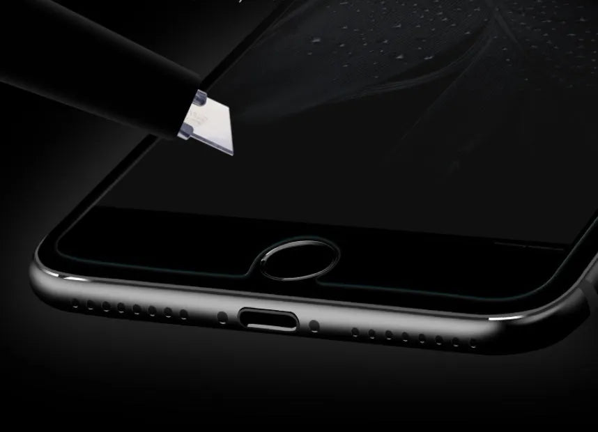 Tempered glass screen protector with coloured anti-spy privacy film for iPhone XS Max and other models