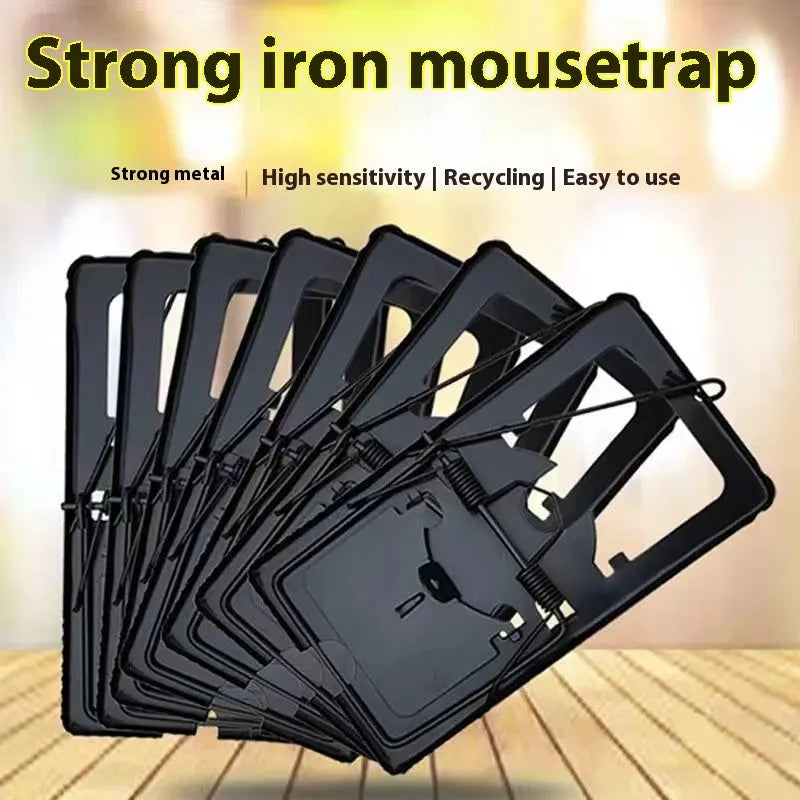 Automatic mouse cage trap with multiple size and material options for indoor rodent control