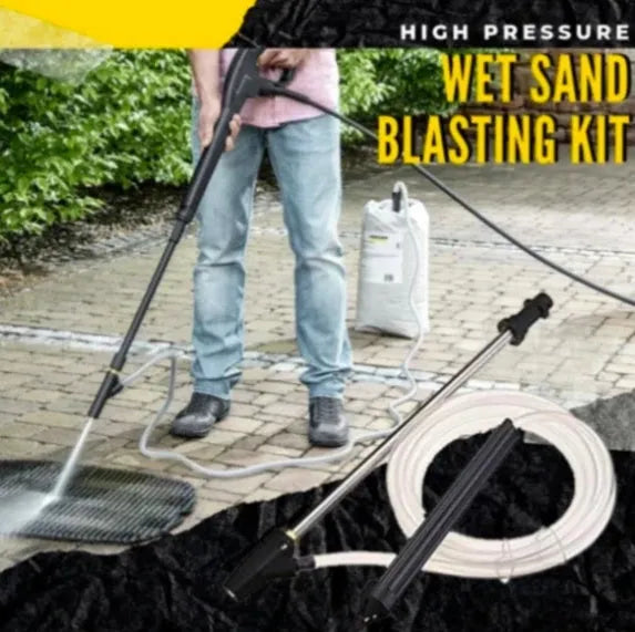 Ceramic derusting nozzle with stainless steel handle for Karcher pressure washers