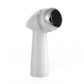 Electric vacuum foot grinder with quartz grinding head in gold and silver colour options.