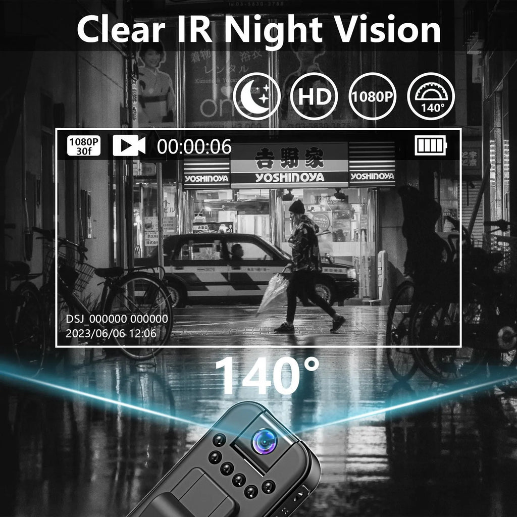 L7 WiFi home security camera with HD image quality and infrared night vision for indoor and outdoor monitoring