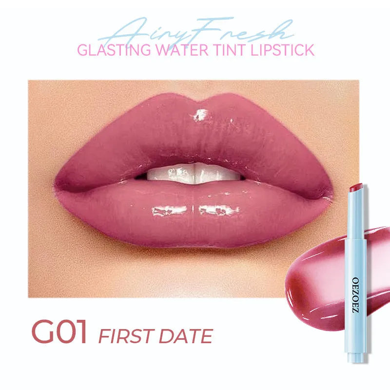 Waterproof moisturising lipstick in six colour variants Z0033-G01 to Z0033-G06, 1.8g net content.