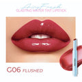Waterproof moisturising lipstick in six colour variants Z0033-G01 to Z0033-G06, 1.8g net content.