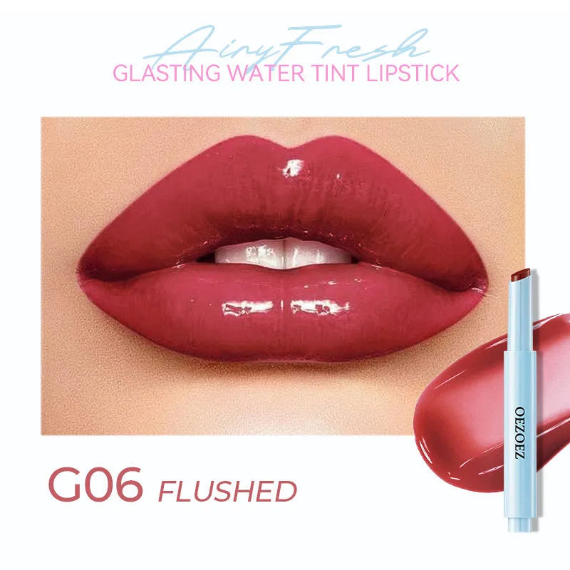Waterproof moisturising lipstick in six colour variants Z0033-G01 to Z0033-G06, 1.8g net content.
