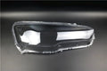 Transparent plastic car headlight housing cover with 50mm dimensions