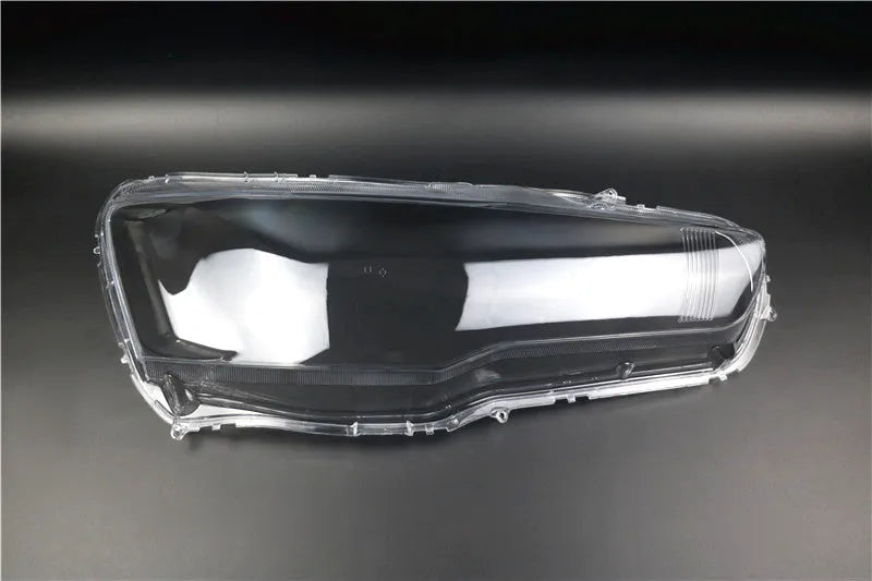 Transparent plastic car headlight housing cover with 50mm dimensions