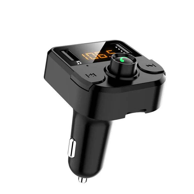 BT36B black car MP3 Bluetooth player with 1.1-inch screen and cigarette lighter plug
