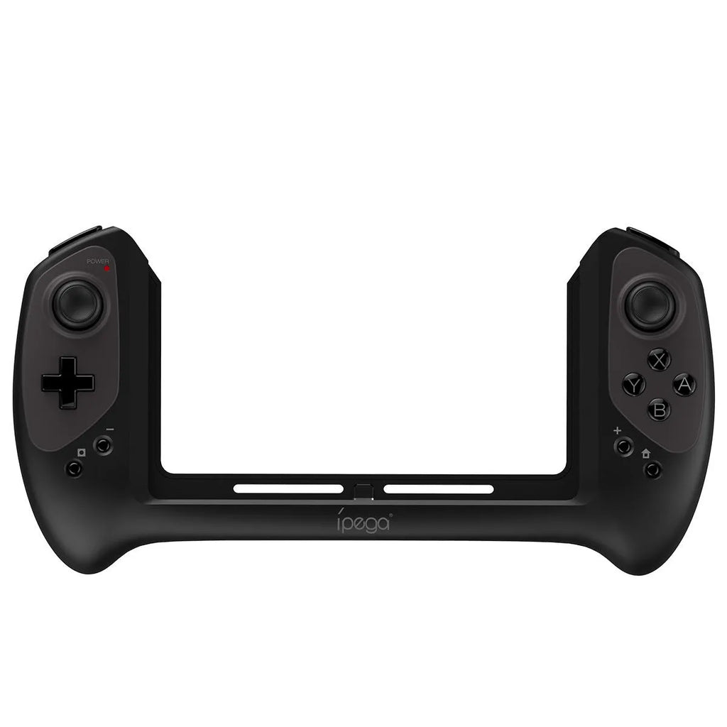 Black Bluetooth wireless gamepad for Nintendo Switch with ergonomic curved grip design