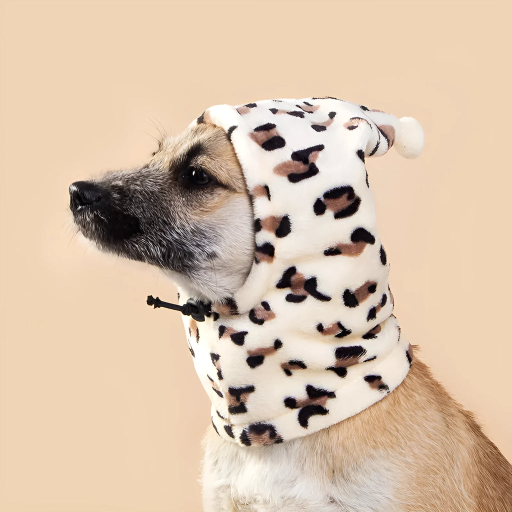 Bear headdress pet hat with rabbit ears for dogs and cats in cloth fabric
