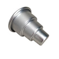 Silver aluminium alloy three-layer cake mould baking tool with large medium small size options