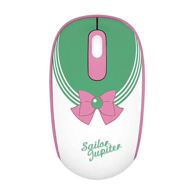 Sailor Moon wireless mouse in character colours with USB receiver